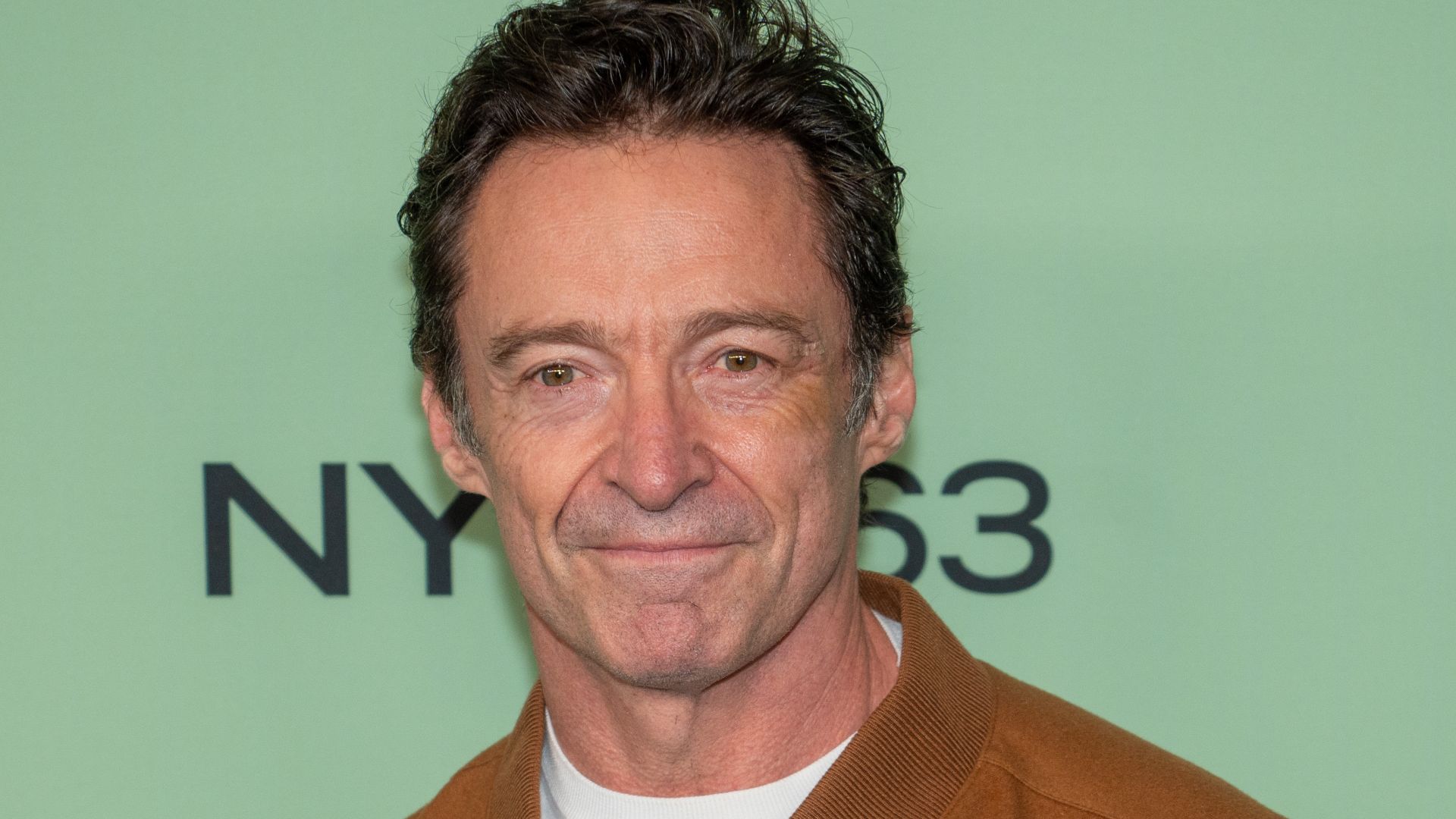 Hugh Jackman at the 63rd annual New York Film Festival at Lincoln Center in 2025 for the film Is This Thing On?