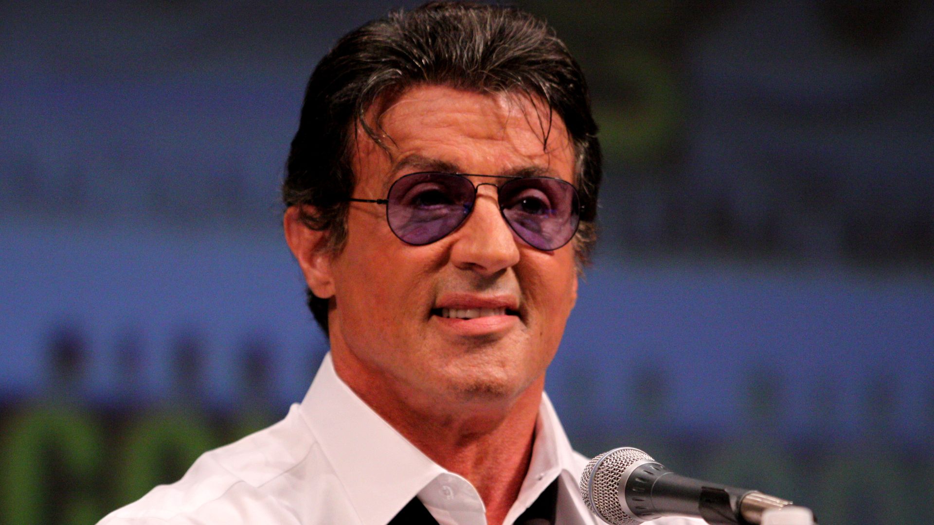 Actor Sylvester Stallone on the Expendables panel at the 2010 San Diego Comic Con in San Diego, California.

Please attribute to Gage Skidmore if used elsewhere.