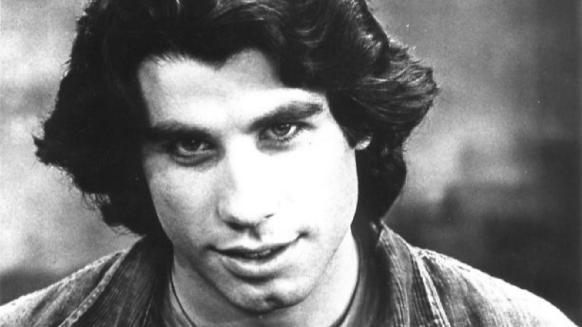 Publicity photo of American actor John Travolta promoting his role on the ABC television series Welcome Back, Kotter.