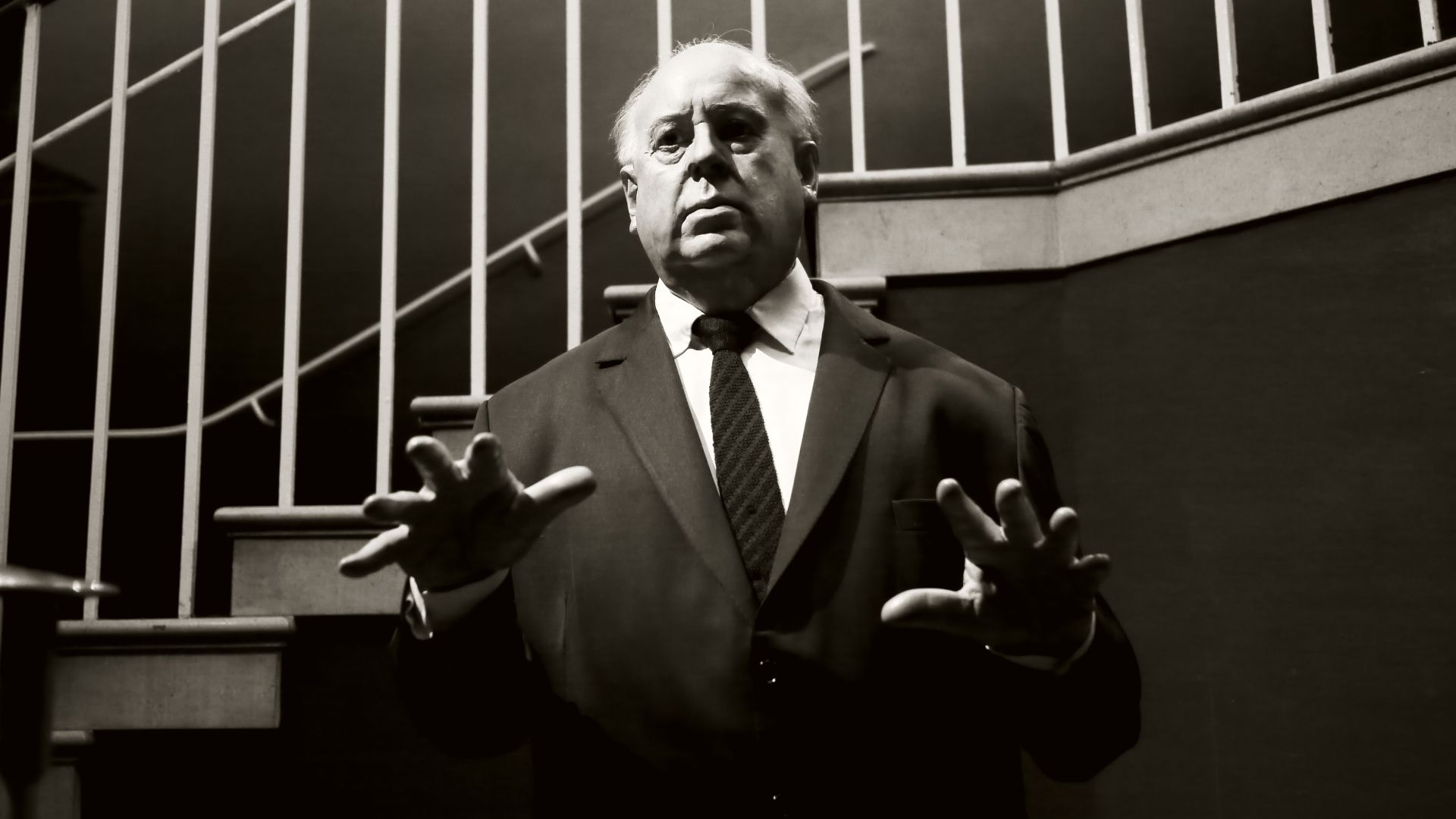 Alfred Hitchcock (Madame Tussauds London).