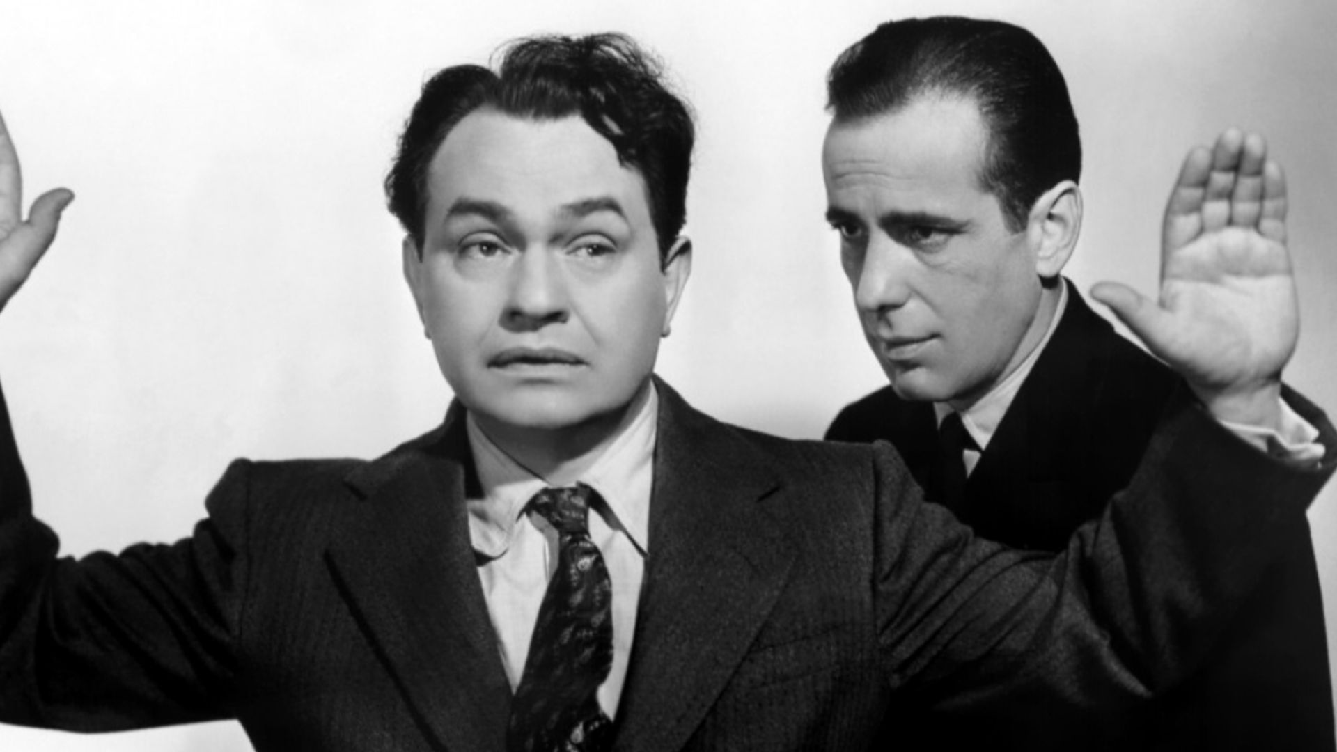 Edward G. Robinson & Humphrey Bogart in Brother Orchid - publicity still