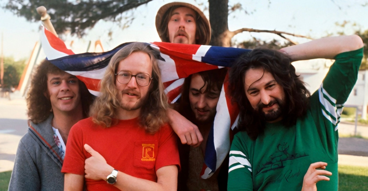 Supertramp, group portrait 1977