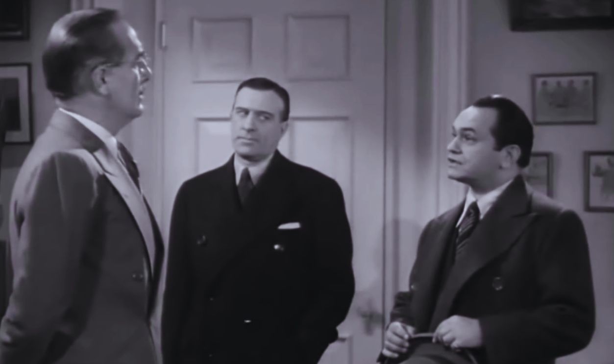 Screenshot from Confessions of a Nazi Spy (1939)