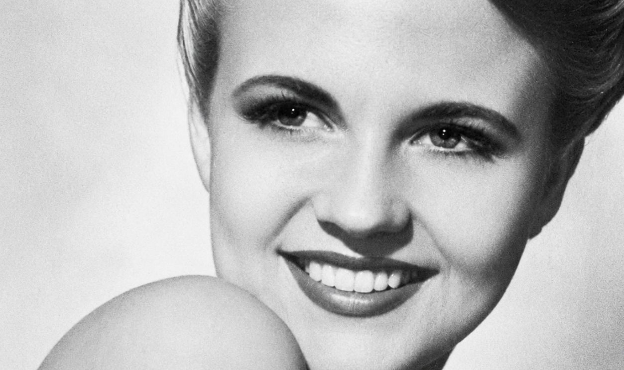 Portrait of American singer and songwriter Peggy Lee (1950), Modified