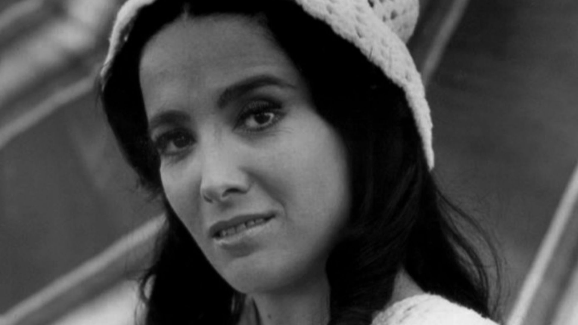 Publicity photo of Linda Cristal from the television program The High Chaparral.