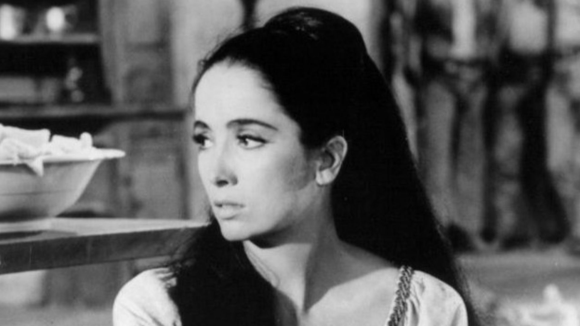 Linda Cristal as Victoria from the television program The High Chaparral.
