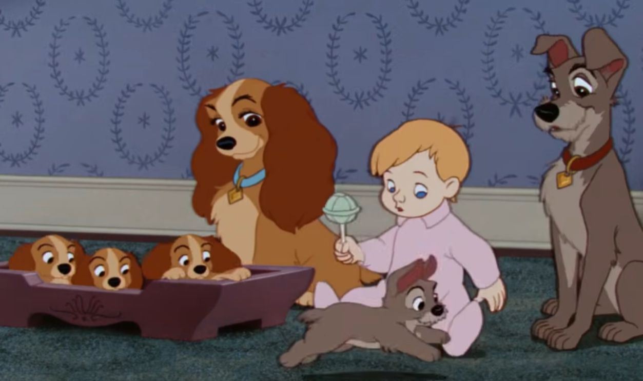 Screenshot from Lady and the Tramp (1955)
