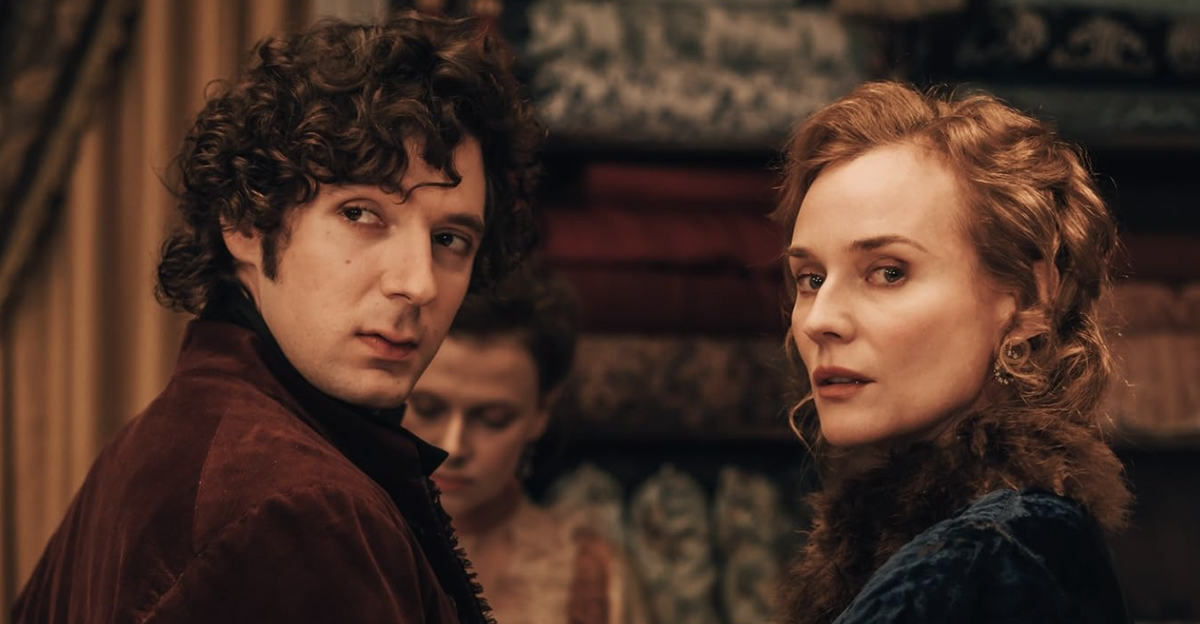 Diane Kruger and Vincent Lacoste in The Seduction (2025)