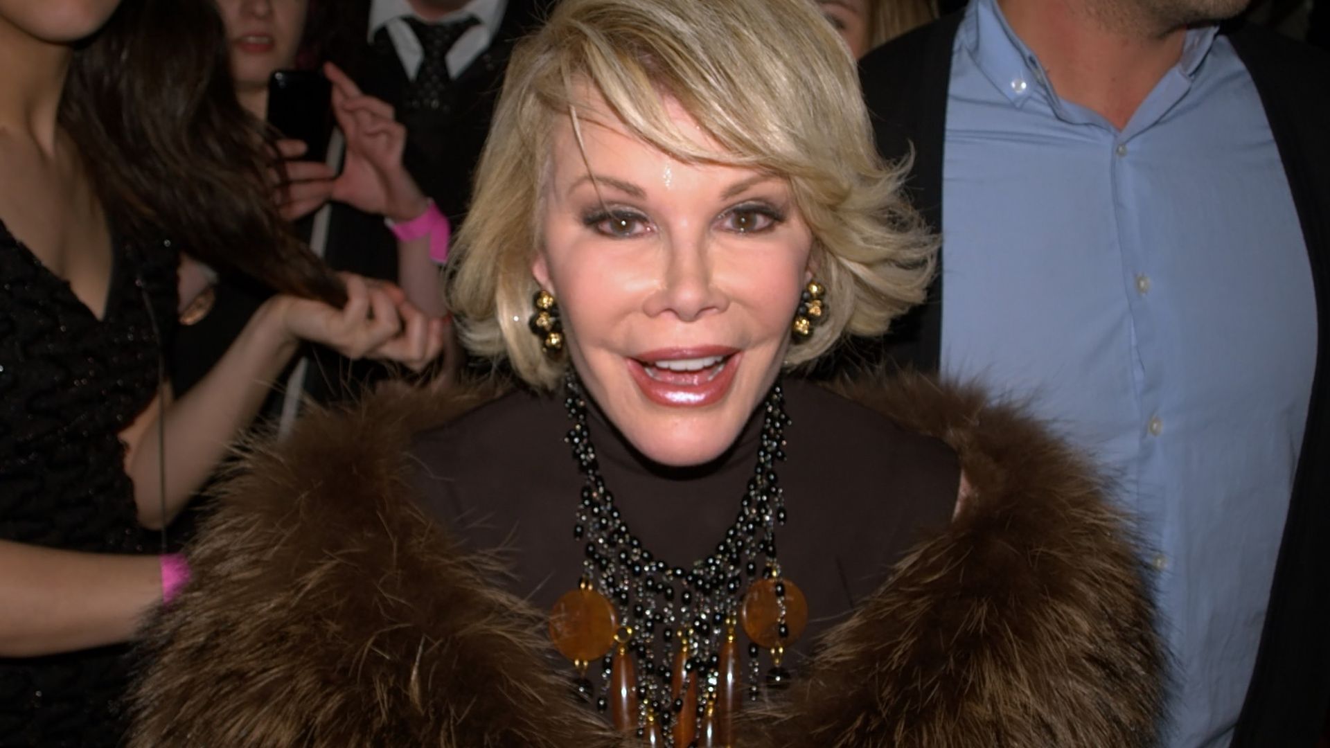 Joan Rivers at the 25th Anniversary party of Michael Musto writing for The Village Voice