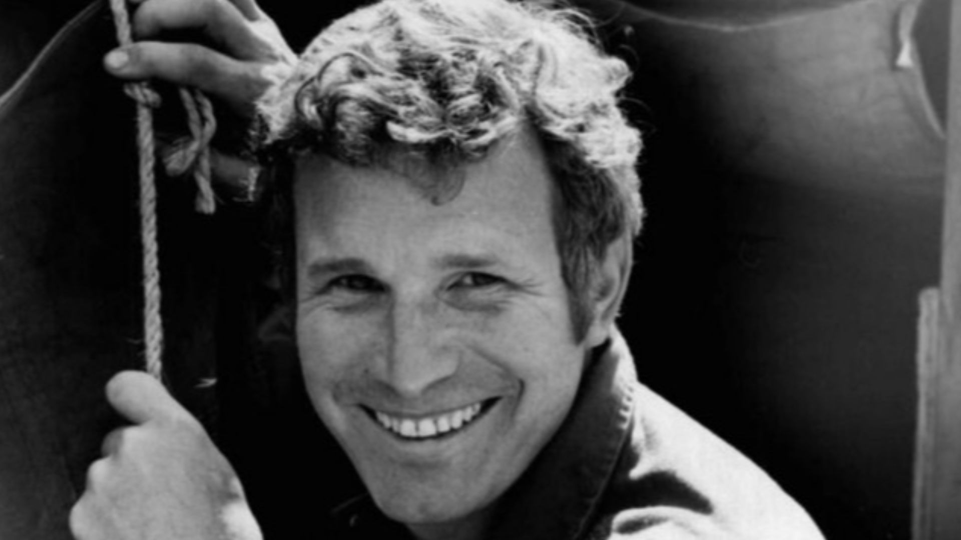Photo of Wayne Rogers as Trapper John from the premiere of the television program M*A*S*H.