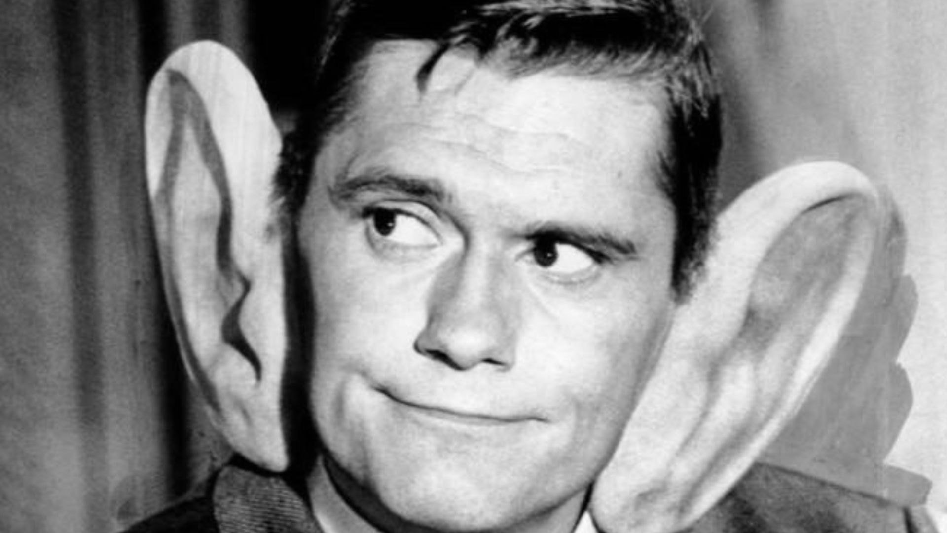 Photo of Dick York from the television program Bewitched.  In the episode,