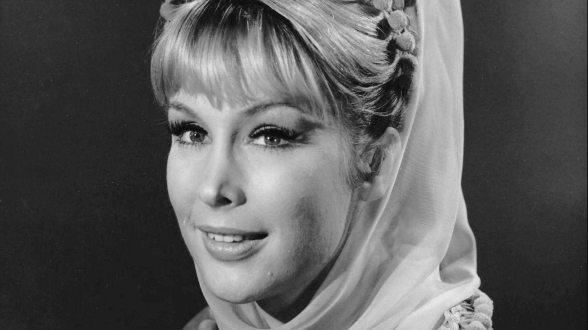 Publicity photo of Barbara Eden from I Dream of Jeannie.