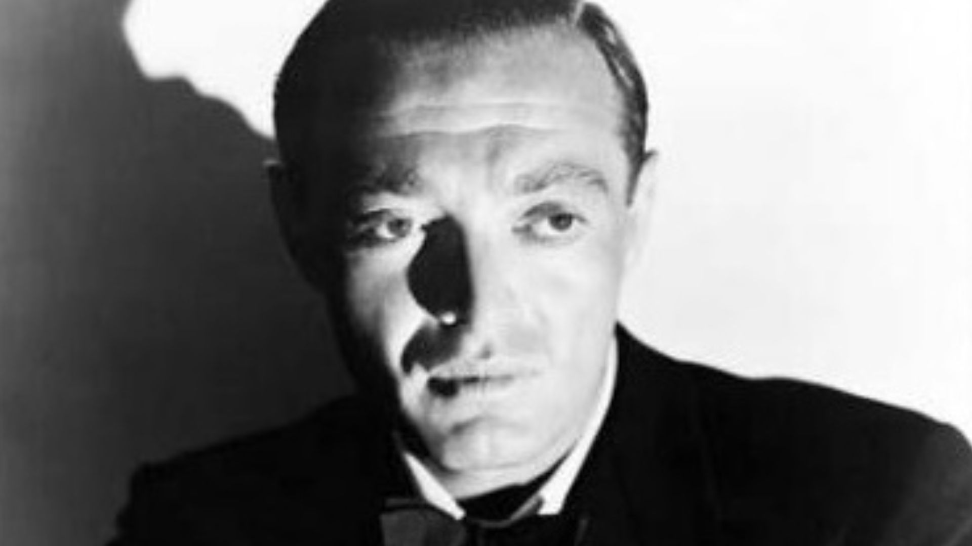 Portrait still of Hungarian-American actor Peter Lorre.