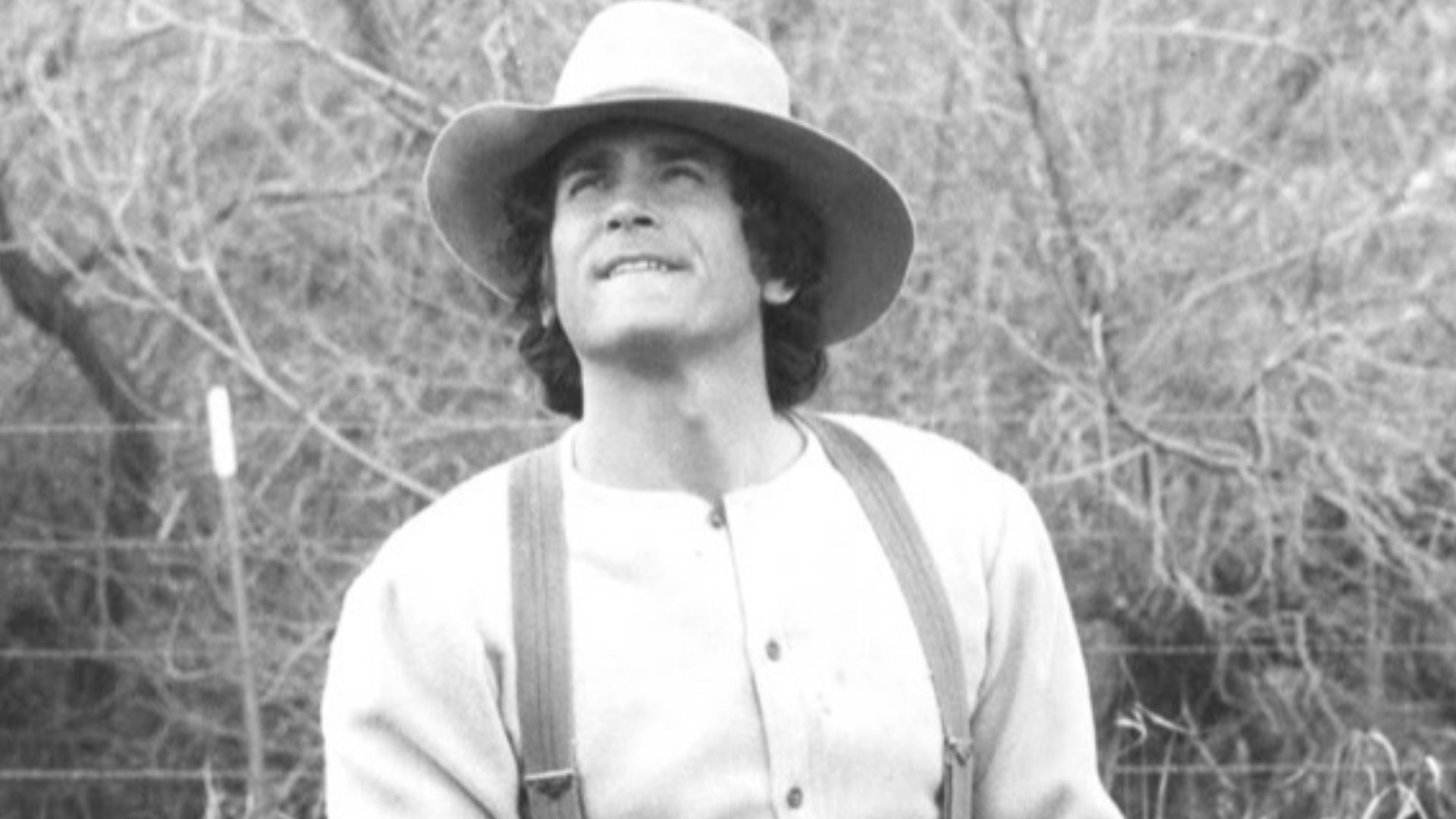 Publicity photograph of Michael Landon as Pa Ingalls of the television series Little House on the Prairie.
