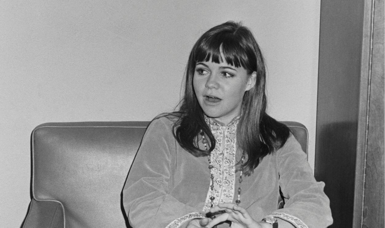 Sally Field backstage at Columbia Pictures LA for Gidget; circa 1970; California.