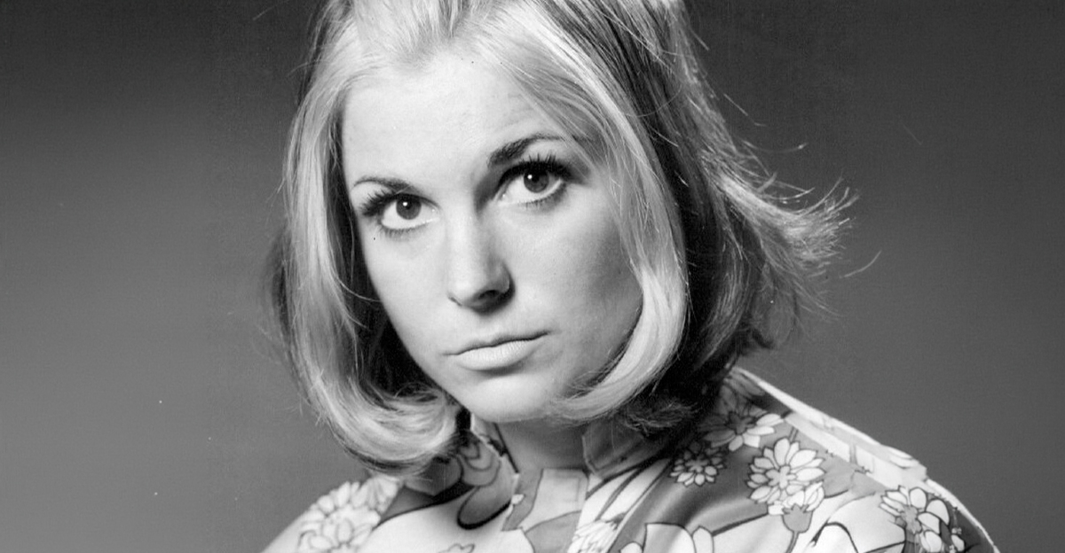 Black and white portrait of Susan Saint James