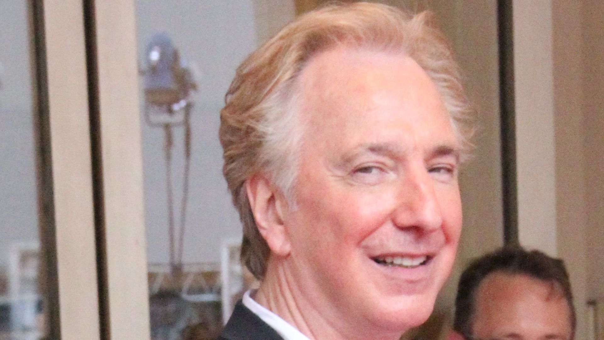 Alan Rickman at the film premiere of Harry Potter and The Deathly Hallows: Part 2 in Avery Fisher Hall-Lincoln Center, New York City in July 2011.
