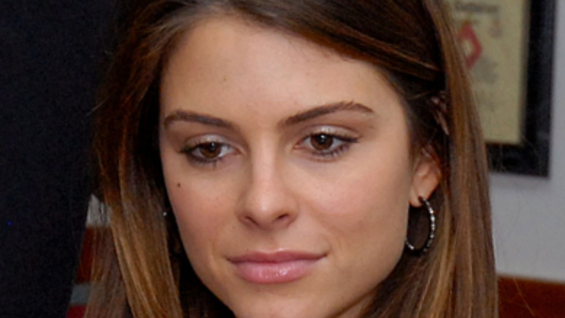 Maria Menounos at Camp As Sayliyah, Qatar, March 11. The Hollywood celebrities were visiting troops serving in southwest Asia during an Ambassadors of Hollywood Tour.