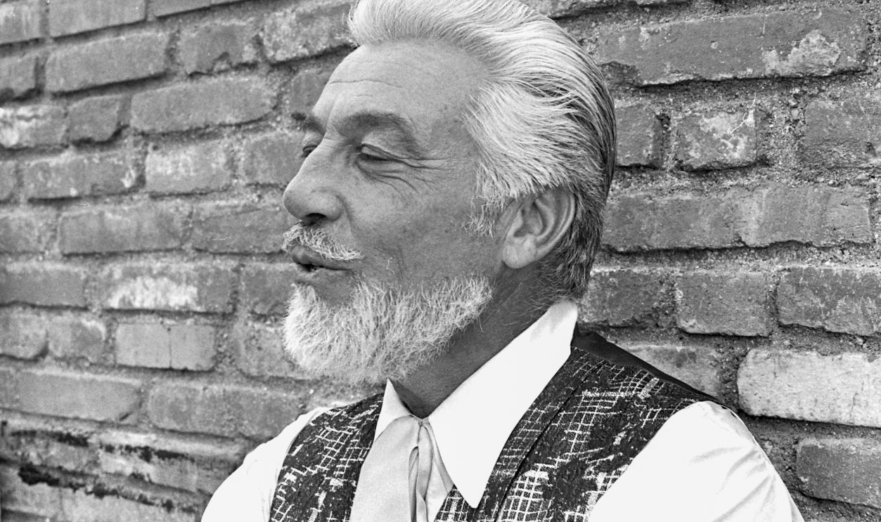 American actor Cesar Romero during the filming of the movie 'A talent for loving', 1969, Madrid, Spain. 