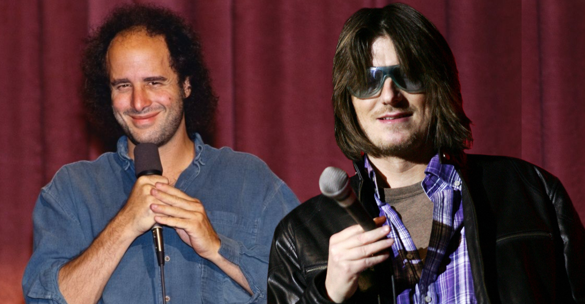 Steven Wright and Mitch Hedberg
