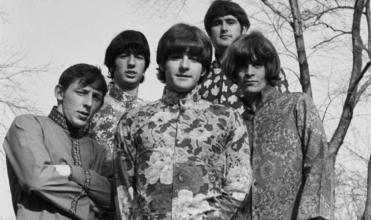 American rock band The Box Tops pose in Central Park, New York City, 28th March 1968. From left to right they are Jerry Riley, bassist Bill Cunningham, keyboard player Rick Allen, drummer Thomas Boggs and singer Alex Chilton. 
