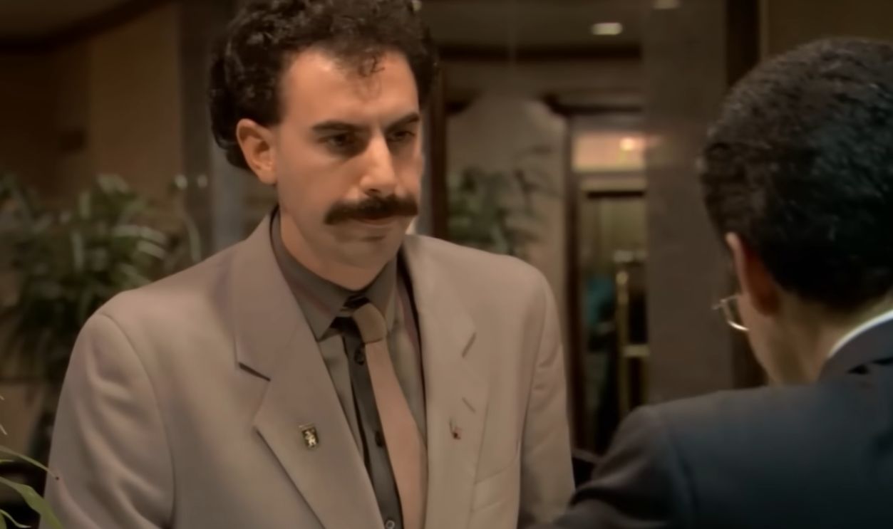 Screenshot from Borat: Cultural Learnings of America for Make Benefit Glorious Nation of Kazakhstan (2006)
