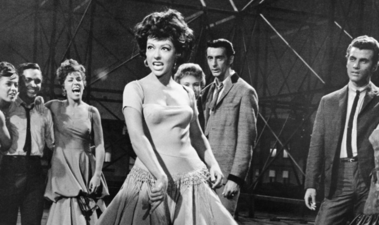 Actress Rita Moreno as 'Anita' in musical romantic drama film West Side Story, 1961. 