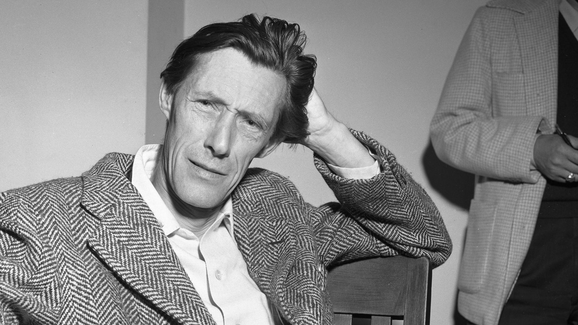Actor John Carradine, 1/2 length portrait