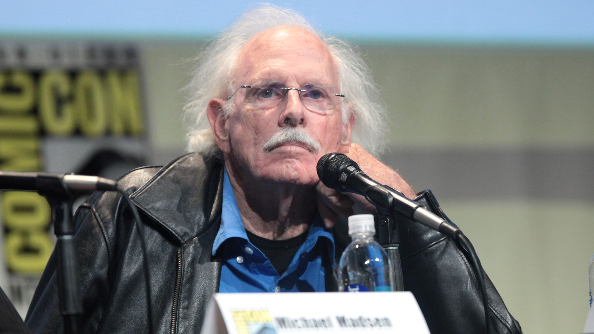 Bruce Dern speaking at the 2015 San Diego Comic Con International, for