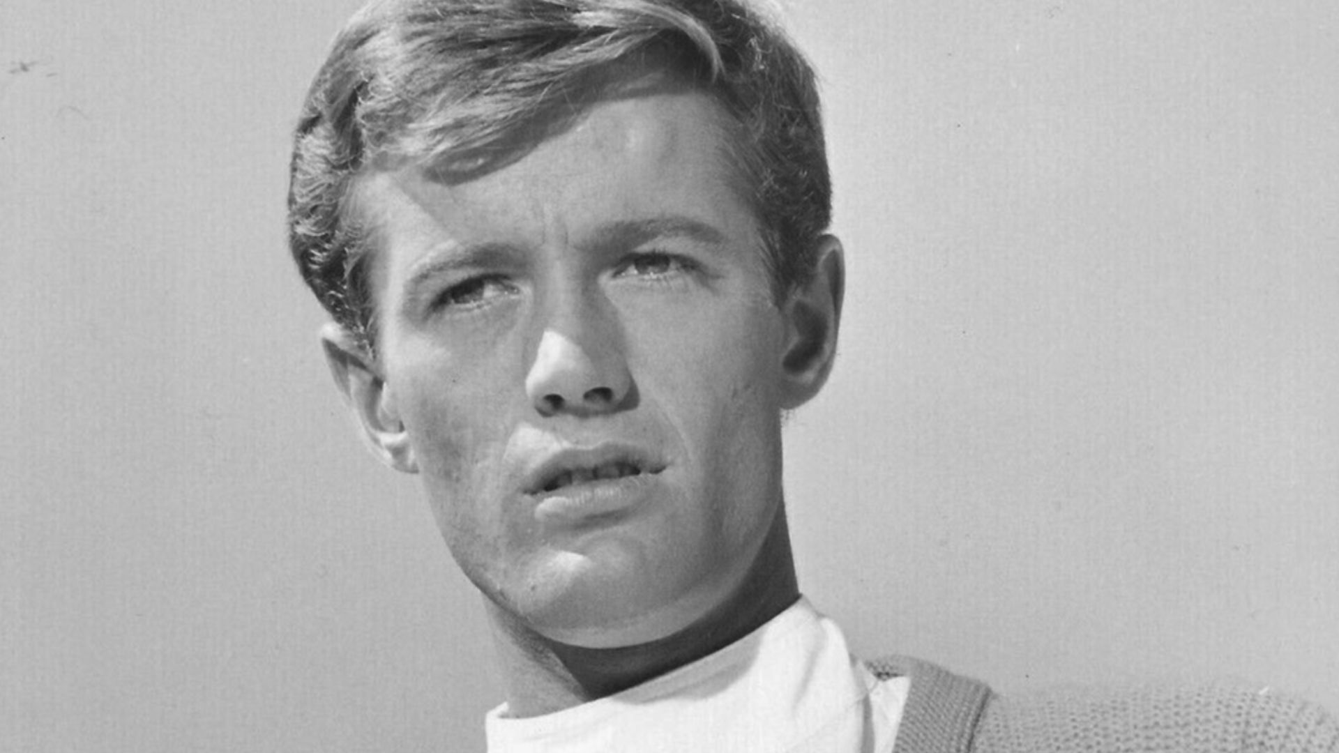 Peter Fonda pictured in 1962 for his film debut in Tammy and the Doctor, released in 1963. Promo Photo, 8x10 inches
