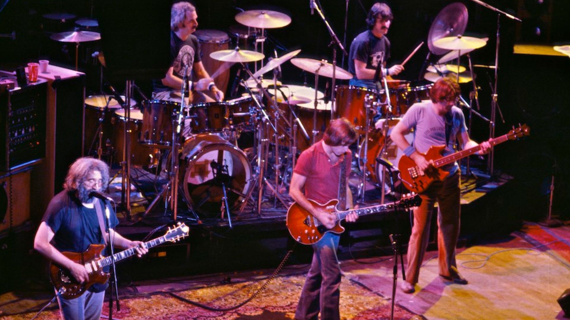Grateful Dead at the Warfield Theatre in San Francisco, October 9, 1980.