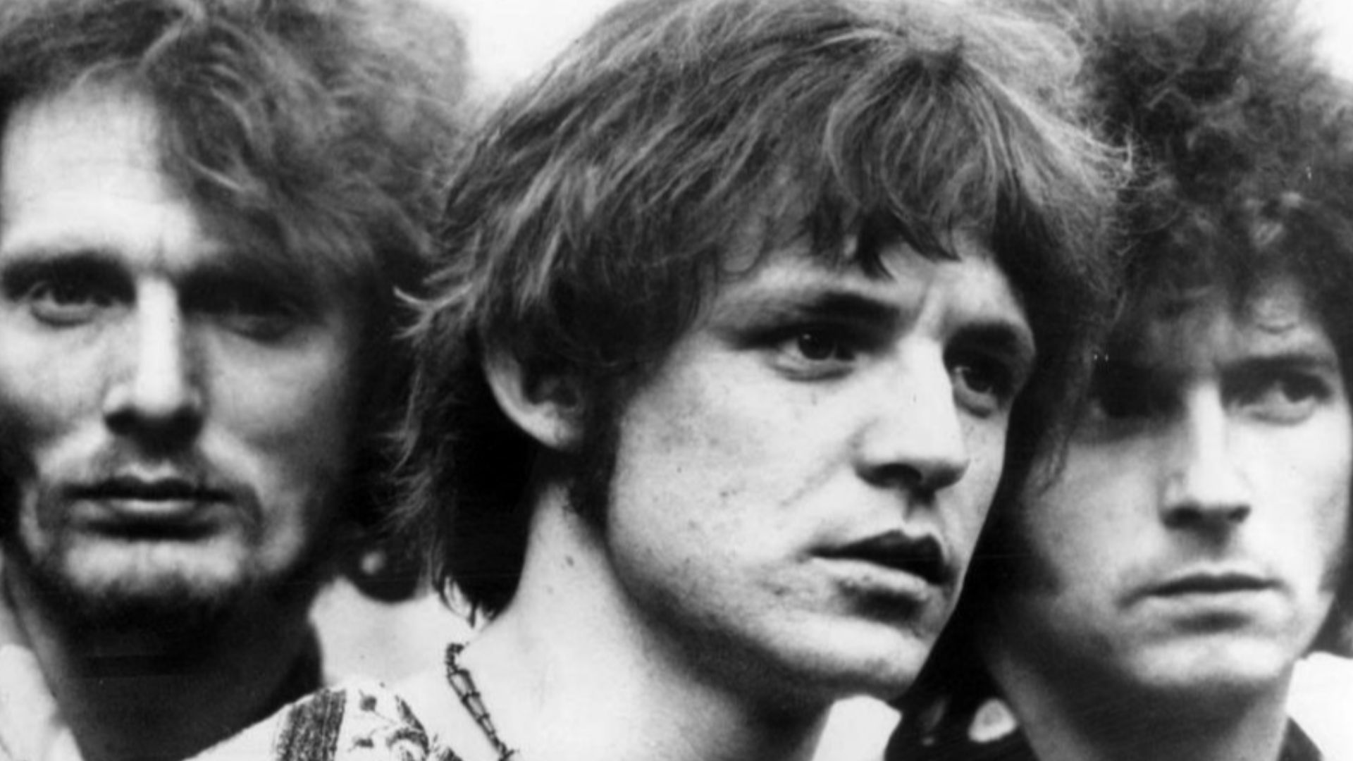 Photo of Cream. From left: Ginger Baker, Jack Bruce, Eric Clapton