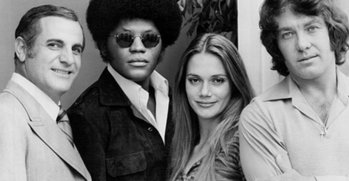 Cast photo from the television program The Mod Squad