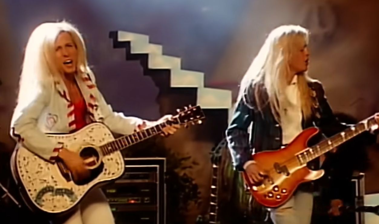 Screenshot from (Can't Live Without Your) Love and Affection (1990)