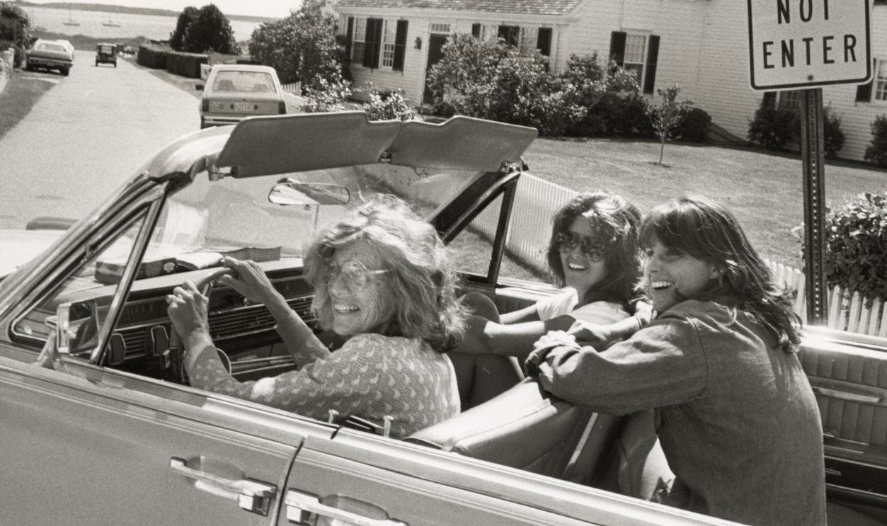 Eunice Shriver, Maria Shriver and Susan Saint James 