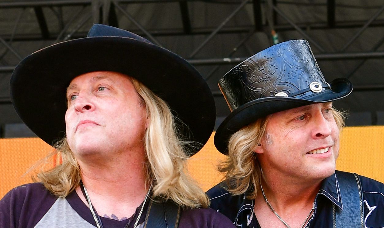 NASHVILLE, TENNESSEE - JUNE 09: (EDITORIAL USE ONLY) Gunnar Nelson (L) and Matthew Nelson perform on the Budweiser Forever Country Stage during 2019 CMA Music Festival on June 09, 2019 in Nashville, Tennessee.