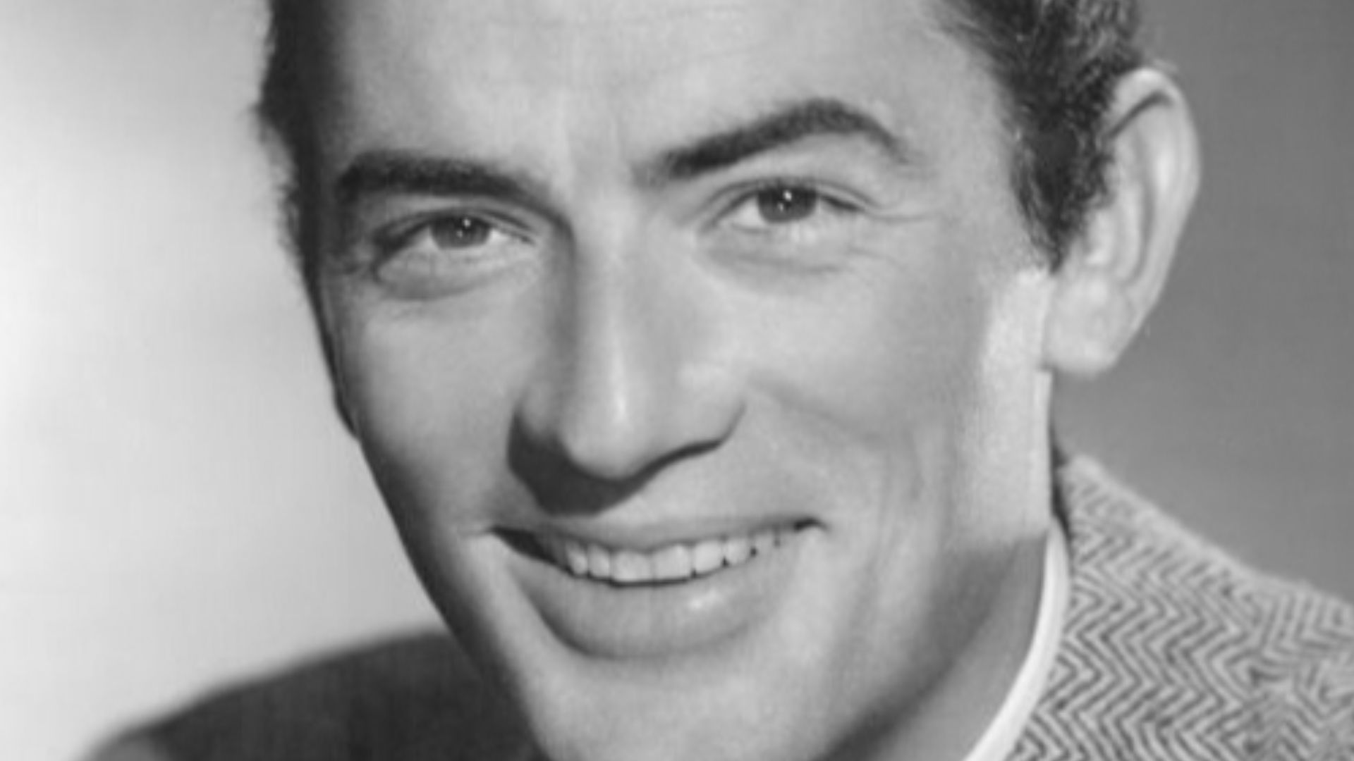 Publicity photo of Gregory Peck.