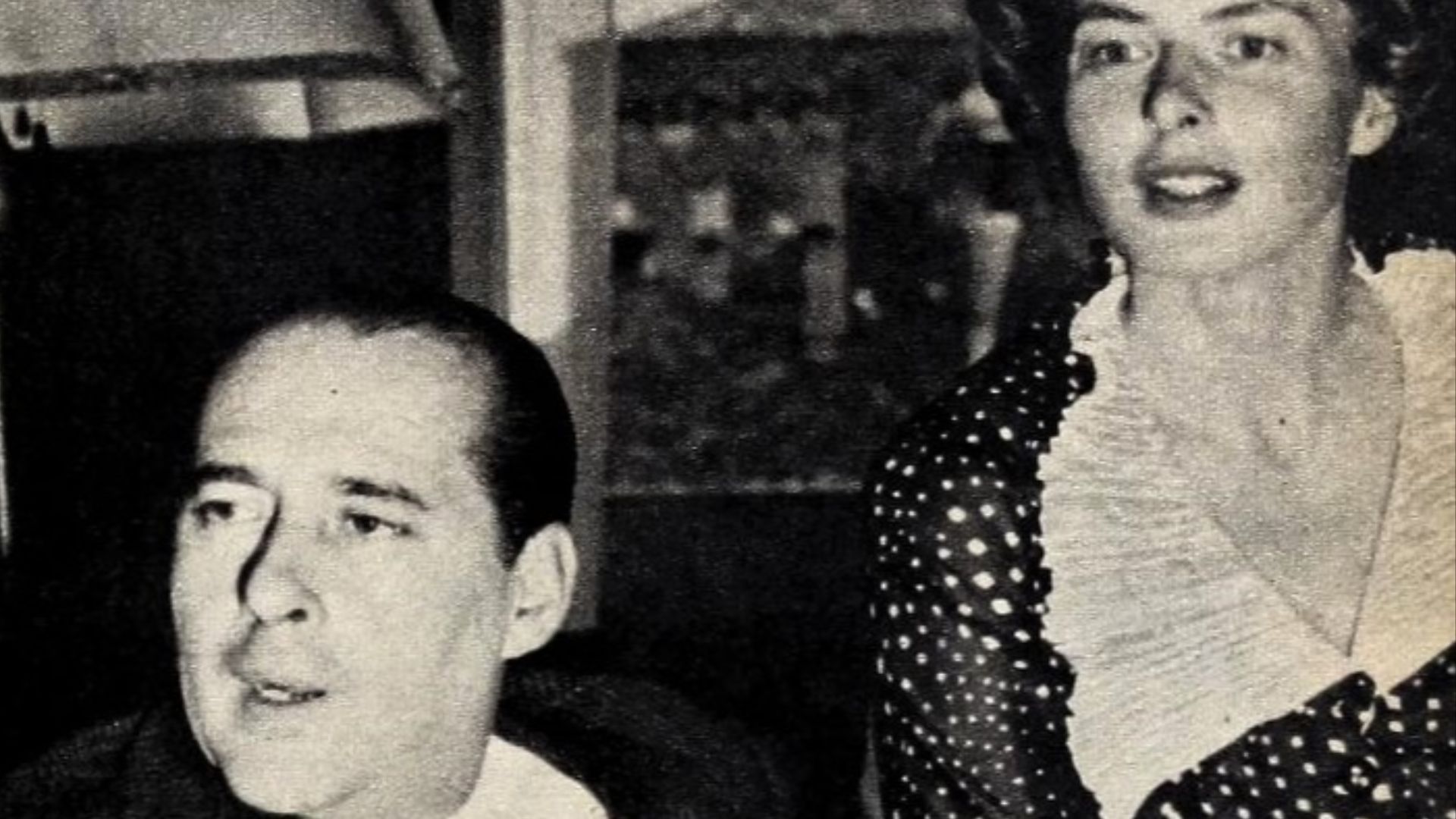 Roberto Rossellini and Ingrid Bergman, 1953