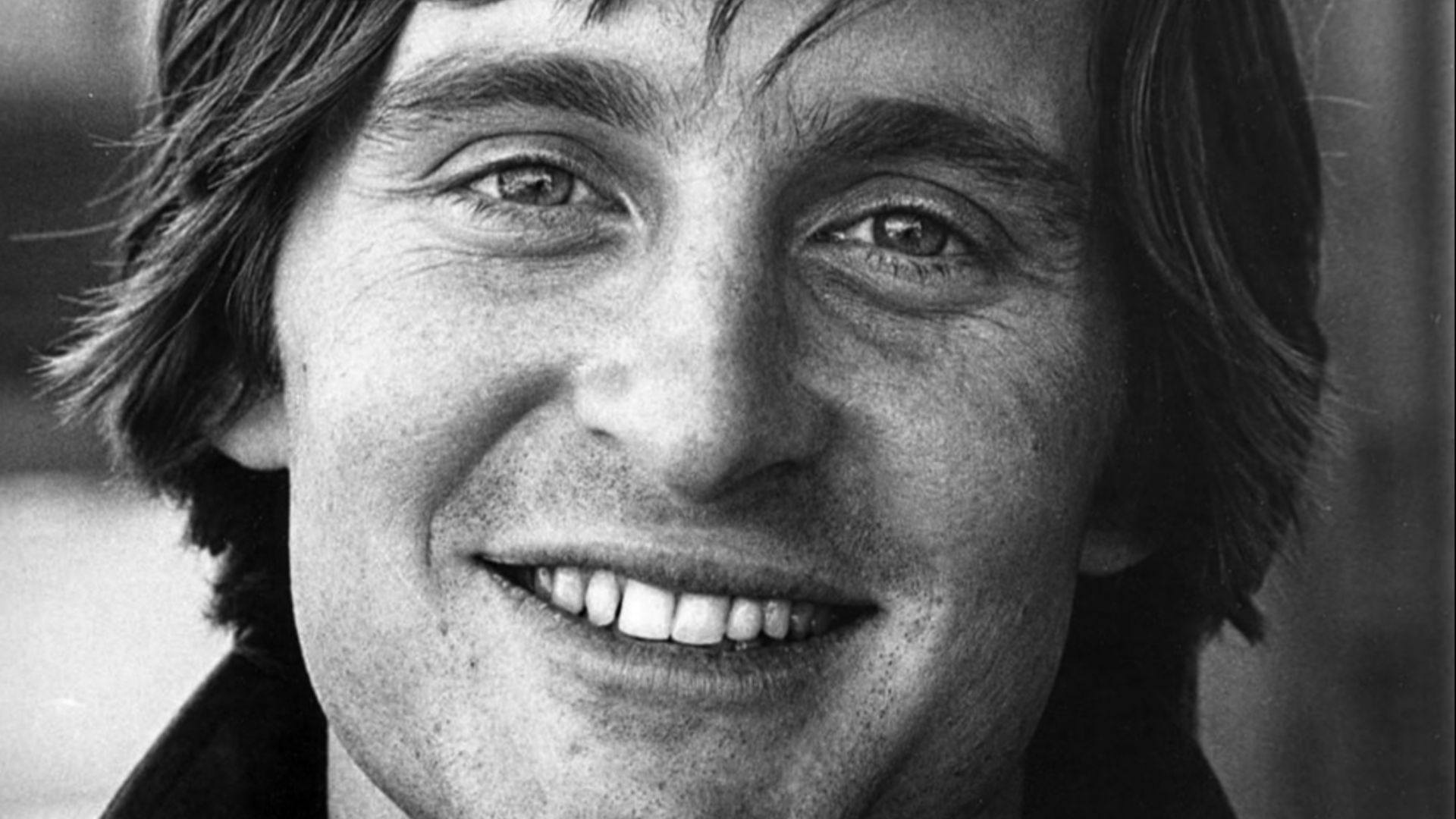 Photo of Michael Douglas in his screen debut in Hail, Hero! (1969).