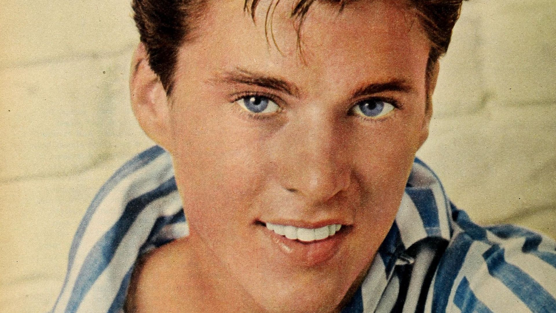Photograph accompanying an article about Ricky Nelson