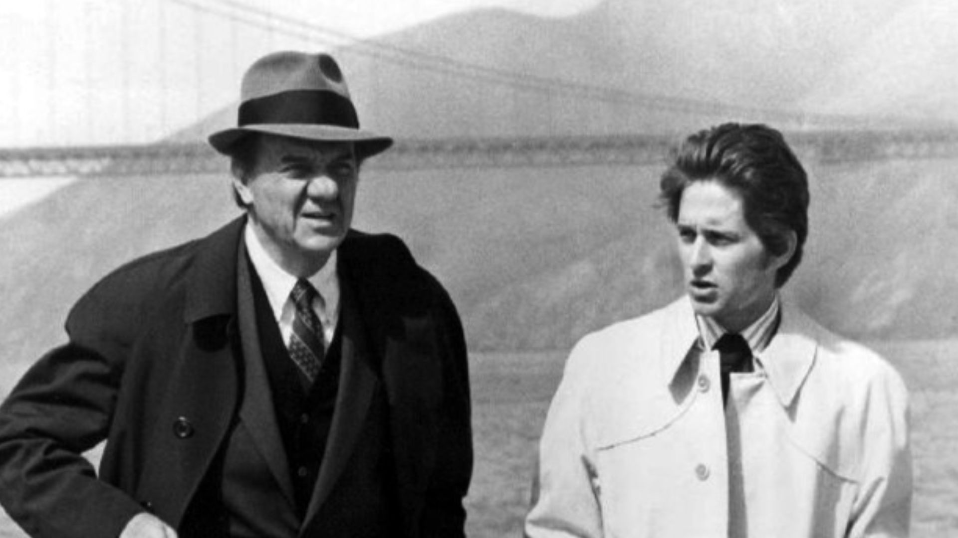 Photo of Karl Malden and Michael Douglas from the television program The Streets of San Francisco.
