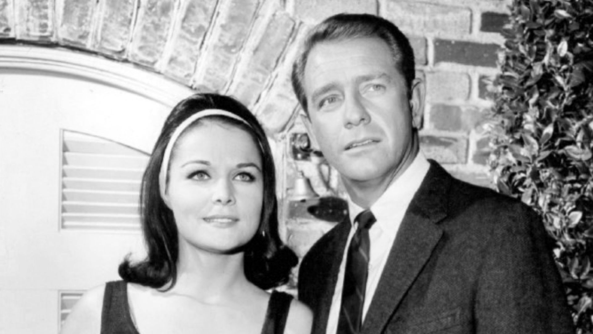 Photo of Joan Blackman and Richard Crenna from the television program Slattery's People.