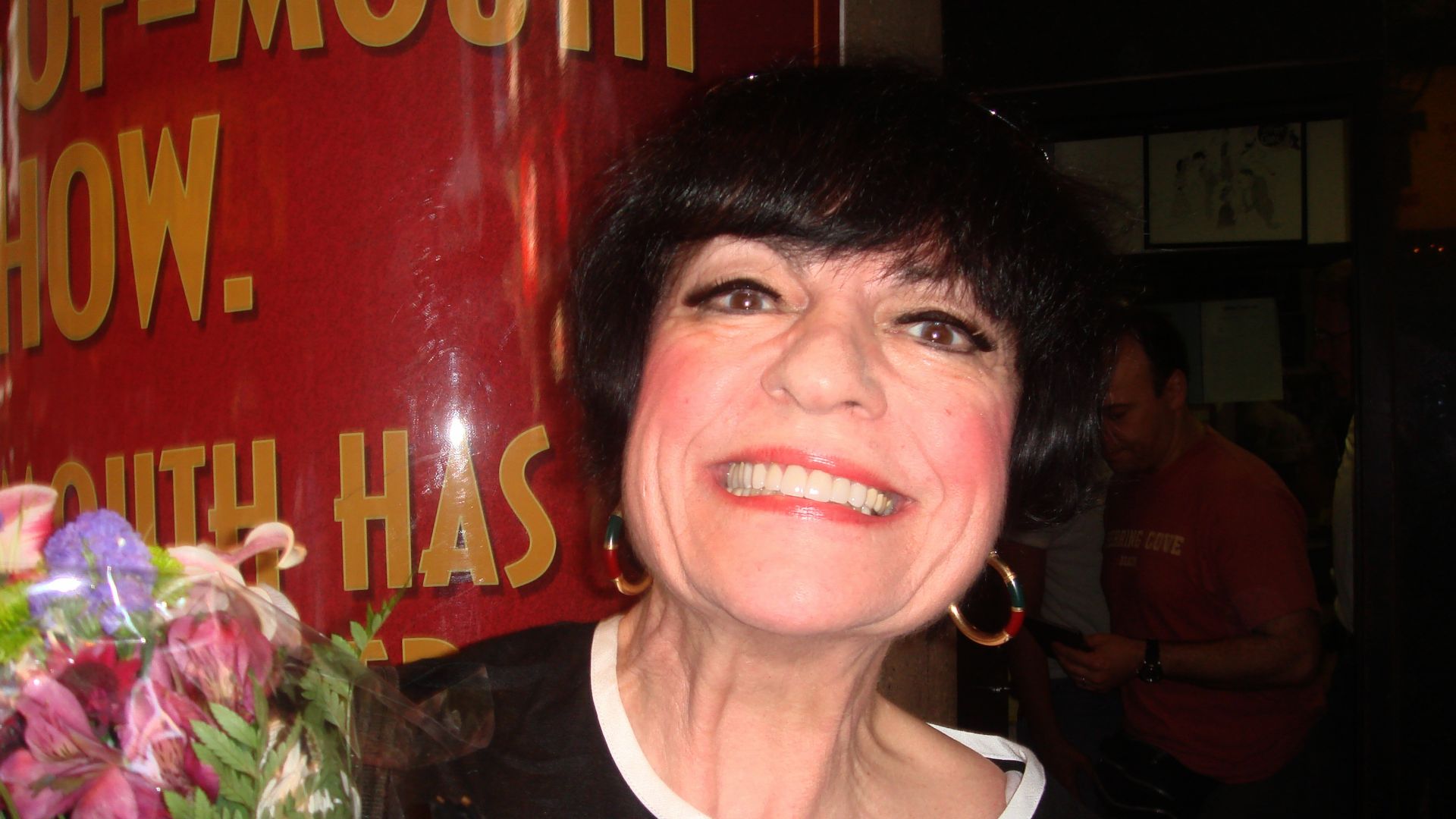 Jo Anne Worley after a performance in THE DROWSY CHAPERONE