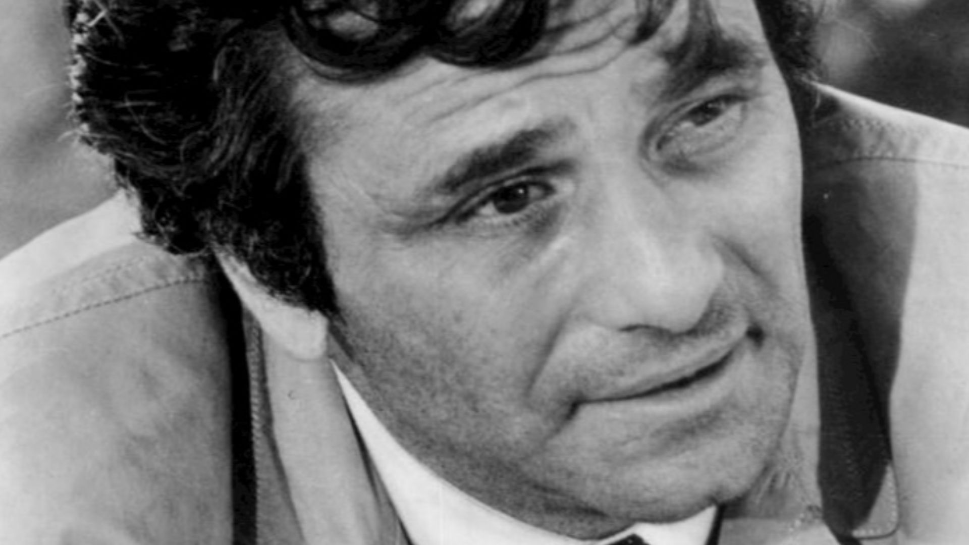 Publicity photo of Peter Falk as Columbo.