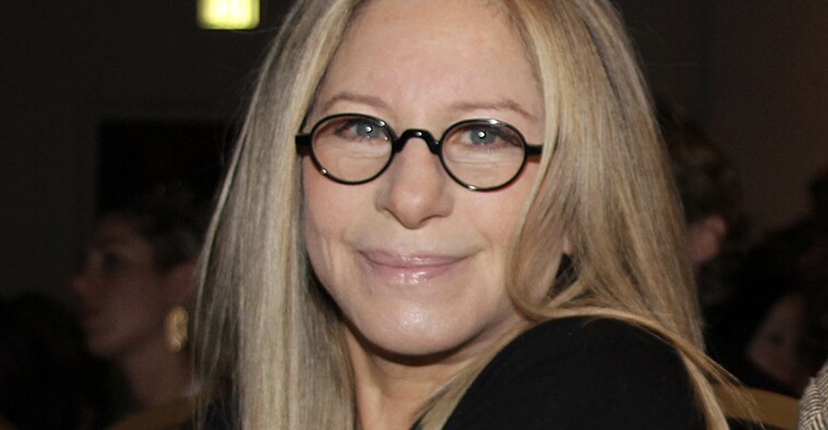 Barbra Streisand with glasses