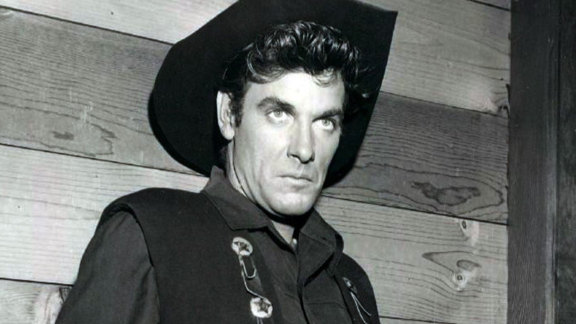Photo of James Best from the television program Frontier.  The episode is