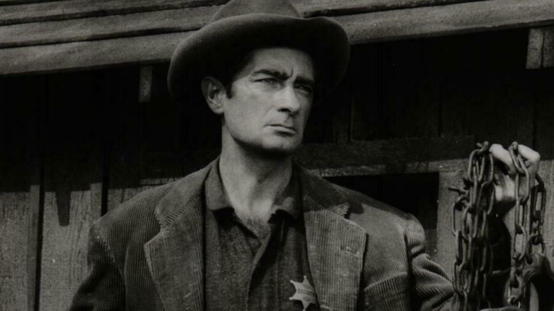 Royal Dano in the American film The Adventures of Huckleberry Finn (1960) - publicity still (cropped).