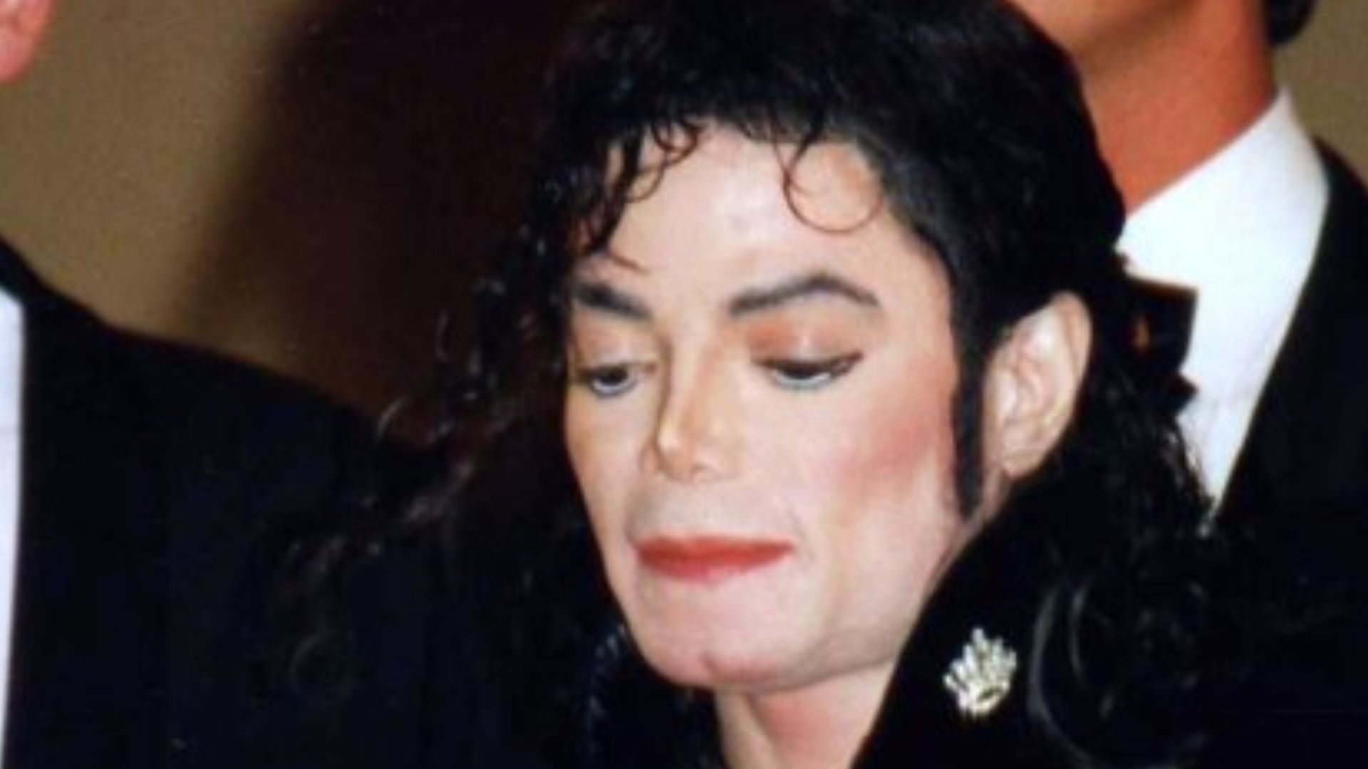 Michael Jackson at the Cannes film festival.