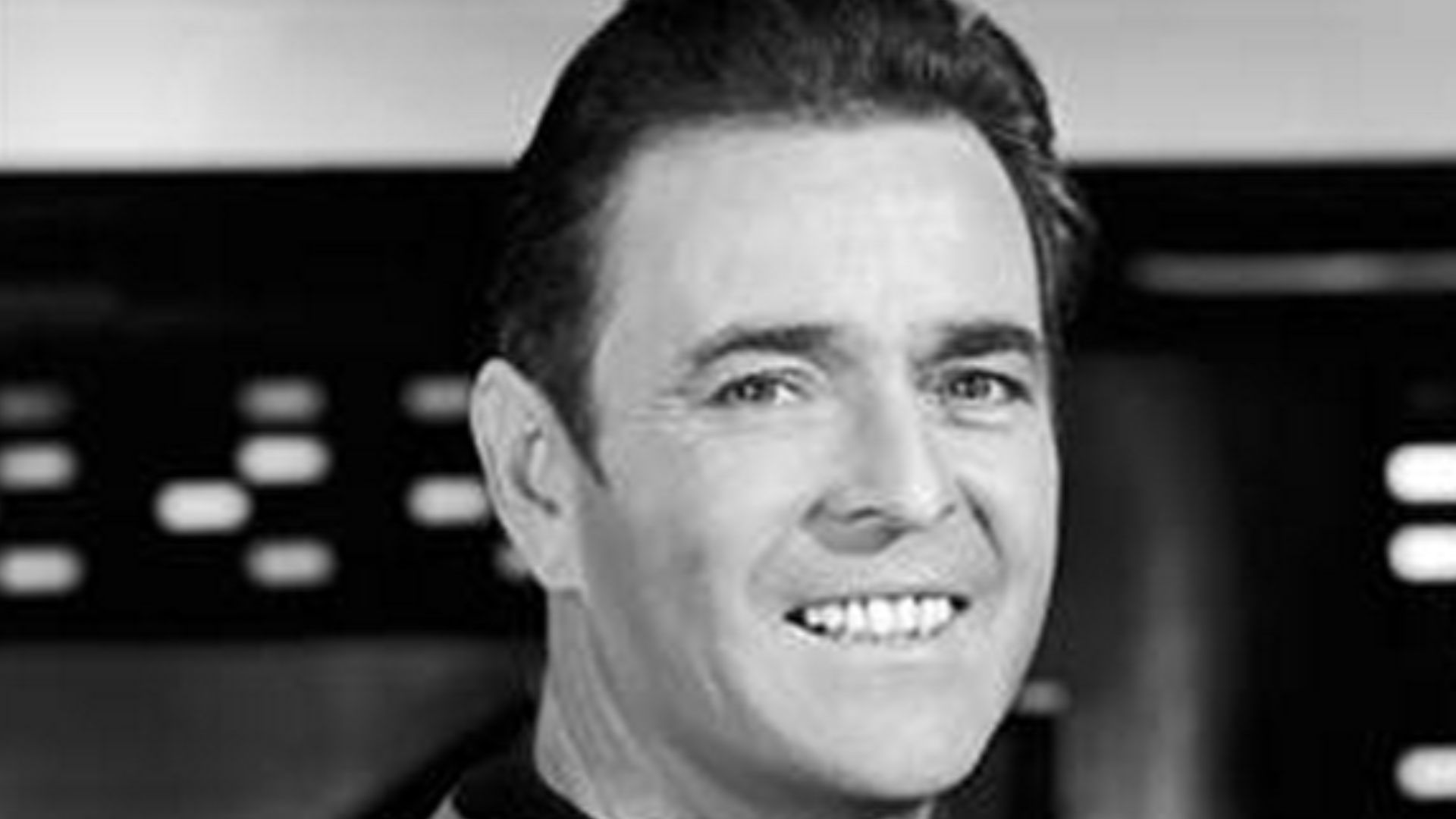 Photo of James Doohan as Scotty from the television program Star Trek.