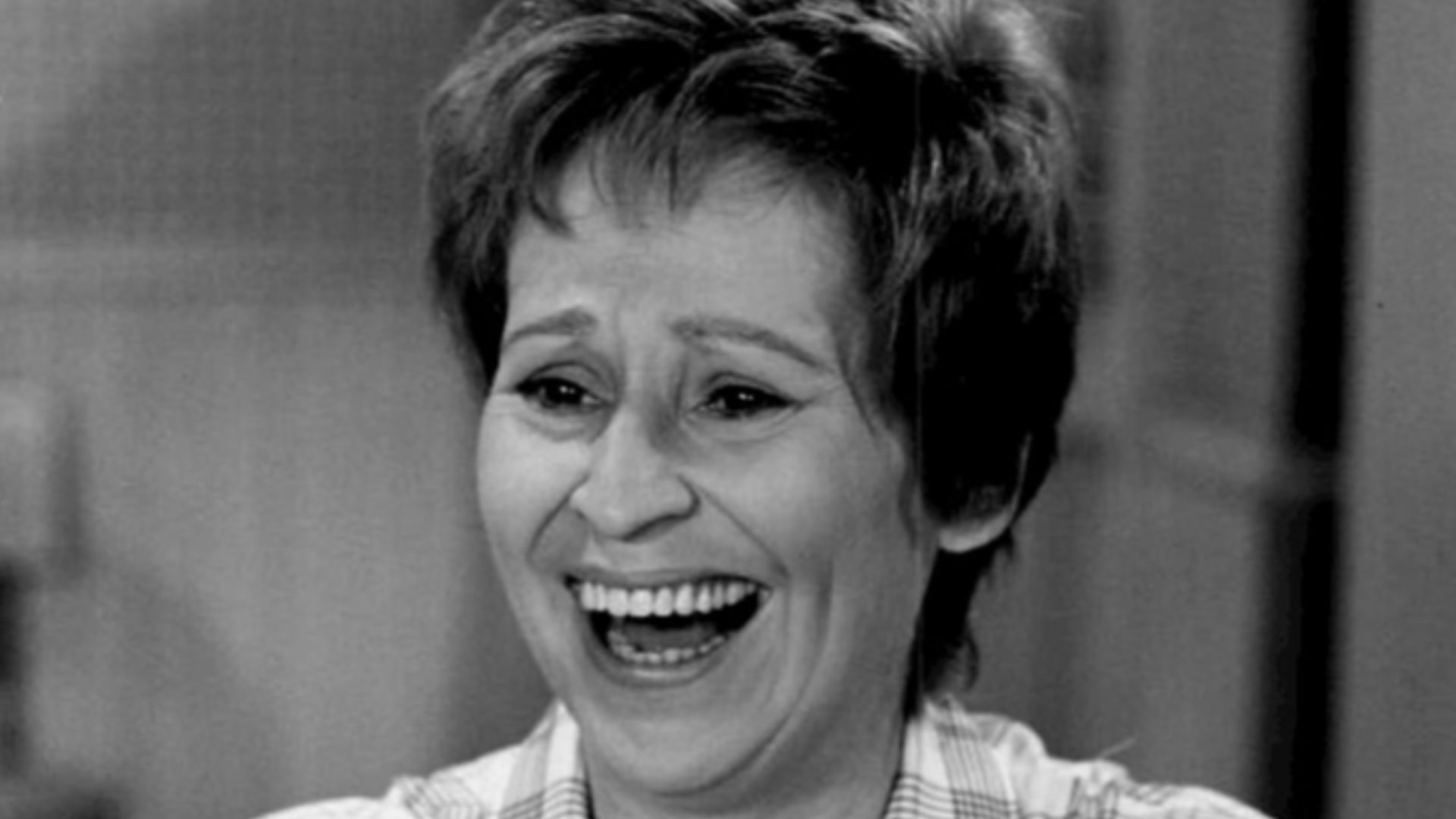Photo of Alice Ghostley as Cousin Alice, the housekeeper from the television program Mayberry R.F.D..  Ghostley replaced Frances Bavier as Aunt Bee when Bavier left the role.